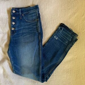 Madewell Slim Straight High Rise Jean